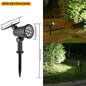 9 LED Solar Spotlights | Waterproof Outdoor Garden & Patio Lights