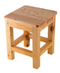 ALFI brand  AB4407 10"x10" Square Wooden Bench/Stool Multi-Purpose Accessory