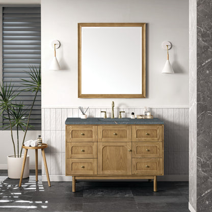 Laurent 48" Single Vanity Cabinet, Light Natural Oak