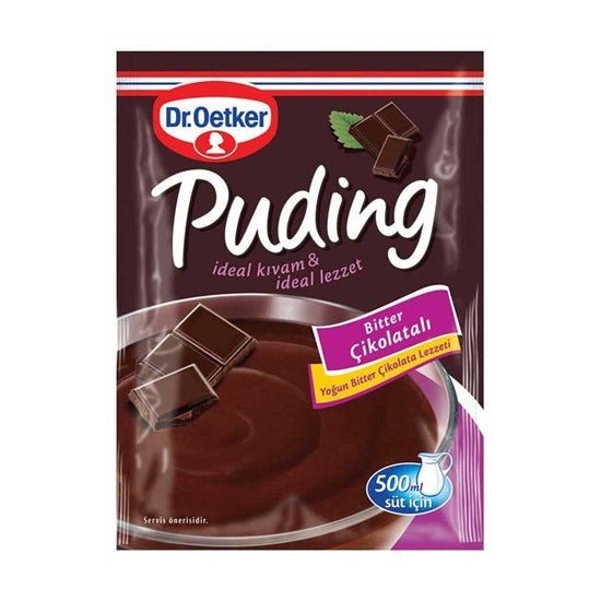 Dr Oetker 111g Bitter Chocolate Pudding Mix - Rich, Decadent Dessert Option