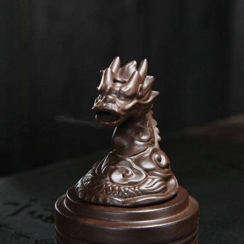 Aries Dragon Backflow Glass Incense Burner