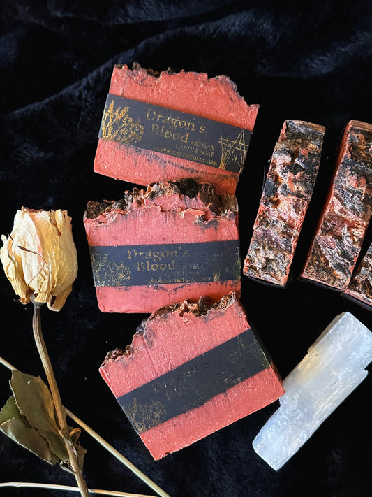Dragon's Blood - Artisan, Superfatted, Cold- Processed Castile Soap for the Face and Body