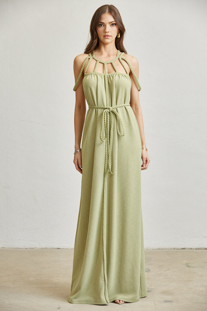 Biya Braided Maxi Dress