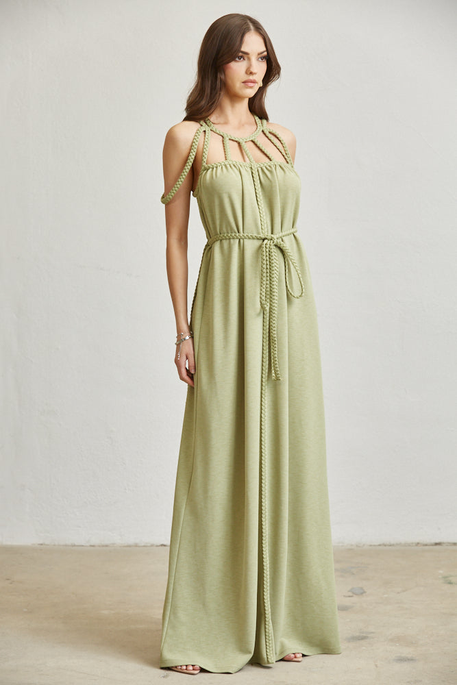 Biya Braided Maxi Dress