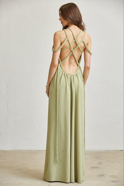 Biya Braided Maxi Dress
