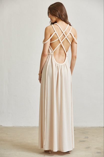 Biya Braided Maxi Dress