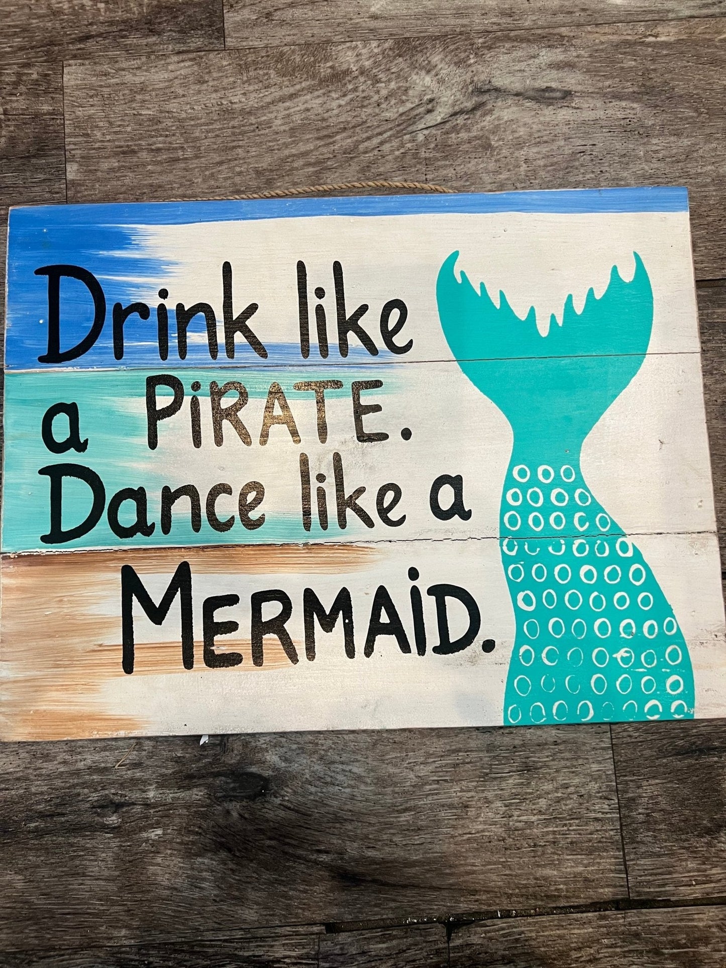 Drink Like A Pirate Sign