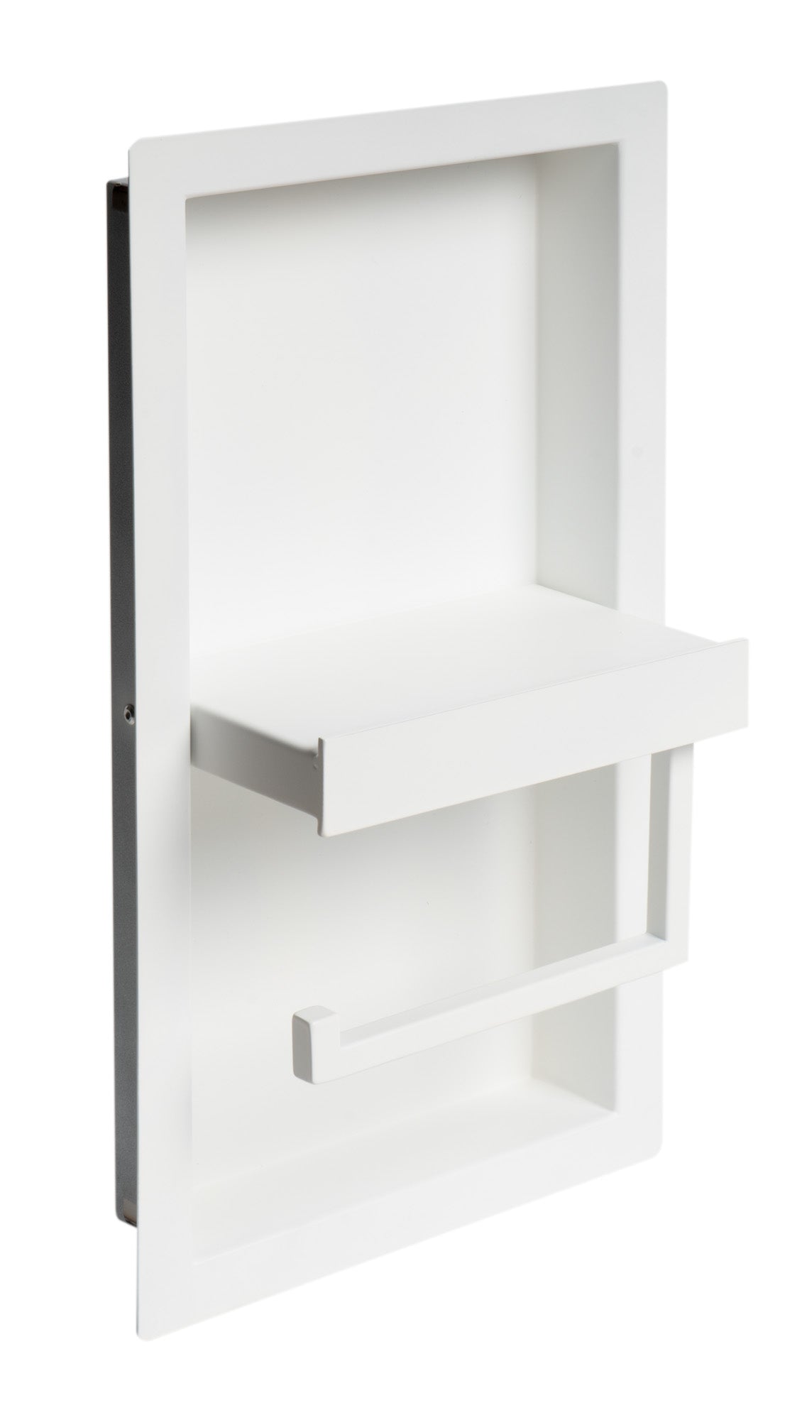 AlFI brand ABTPNC88 Stainless Steel Recessed Toilet Paper Holder Niche