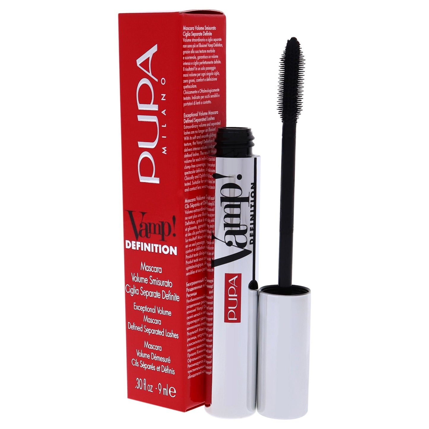 Vamp! Definition Mascara - 001 Extra Black by Pupa Milano for Women - 0.3 oz Mascara