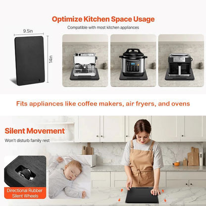 Household Appliance Slider Sliding Tray for Kitchen Countertop