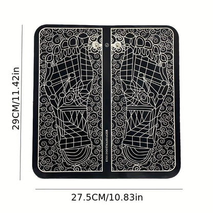 USB Rechargeable Foot Massager Mat - Relax and Rejuvenate Your Feet with Leg Circulation and Massage - Perfect Gift for Parents, Wife, and Husband