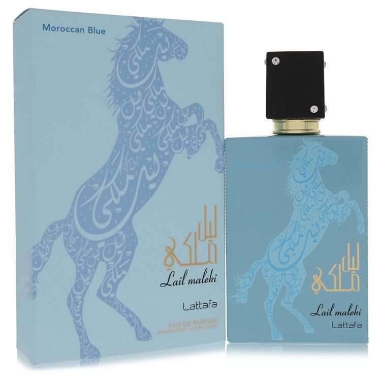 Lattafa Lail Maleki Morrocan Blue by Lattafa Eau De Parfum Spray (Unisex)