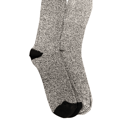 Socks for Big and Tall Men Marled Cotton Socks (2 Pair Packs)