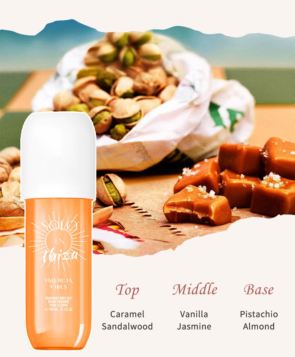 [SOLO EN IBIZA Mist] 4pcs Set SOLO EN IBIZA6.1fl.oz Long-Lasting Hair & Body Fragrance Misfor Women Perfect for Dating, Parties and GiftGiving