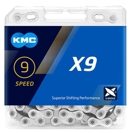 KMC X9 116 Links 9 Speed Bicycle Chain
