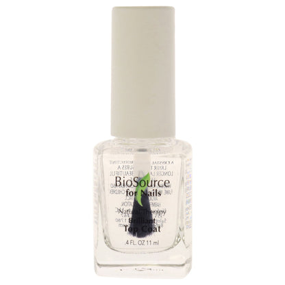 Natural Therapy Brilliant Top Coat by BioSource for Women - 0.4 oz Nail Treatment