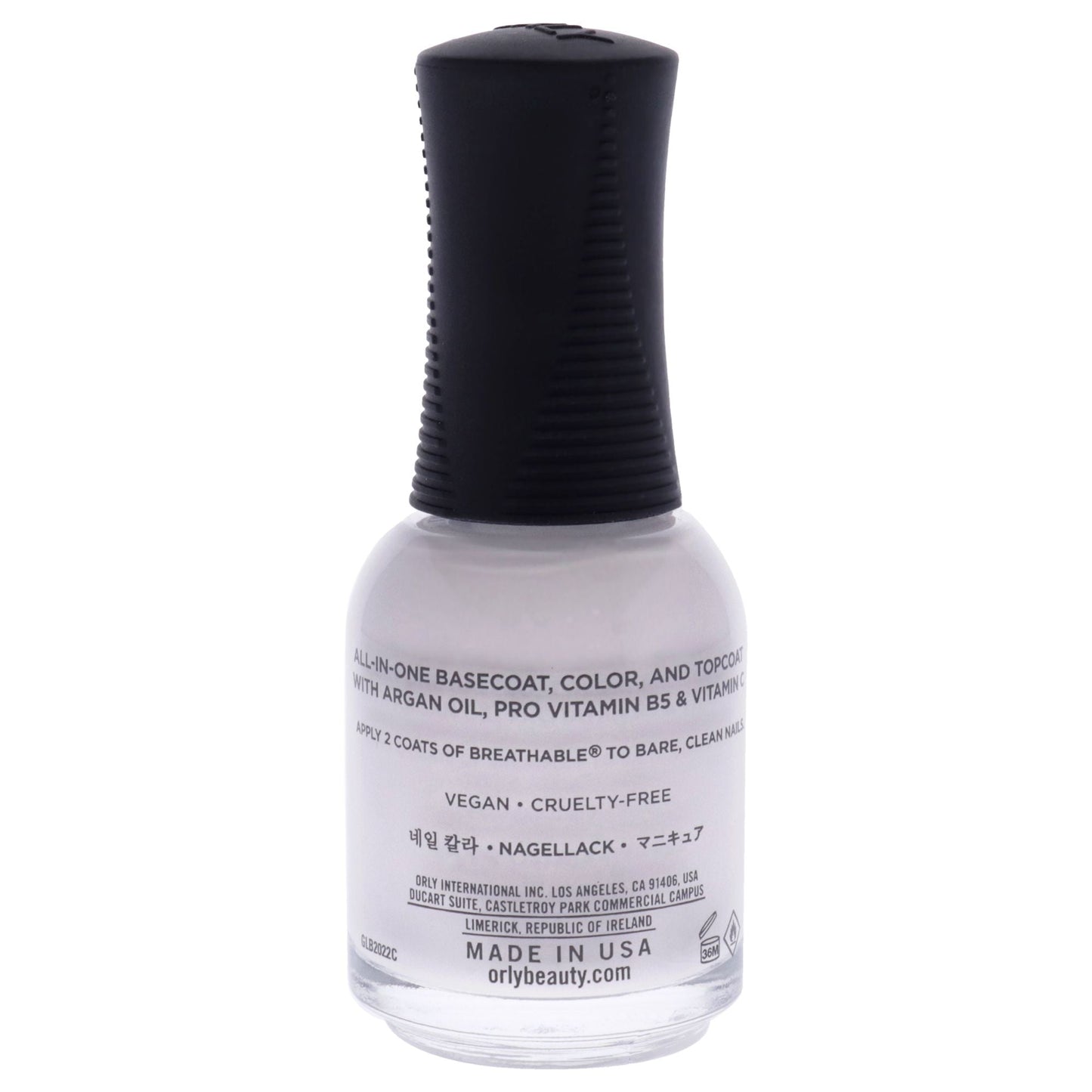 Breathable Treatment Plus Color - 20908 Barely There by Orly for Women - 0.6 oz Nail Polish