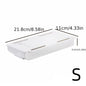1PC Self Stick Pencil Tray Desk Table Storage Drawer Organizer, Box Under Desk Stand Self-Adhesive Under-Drawer Stationery Storage