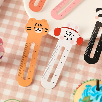 30pcs Cartoon Cute Ruler Bookmarks