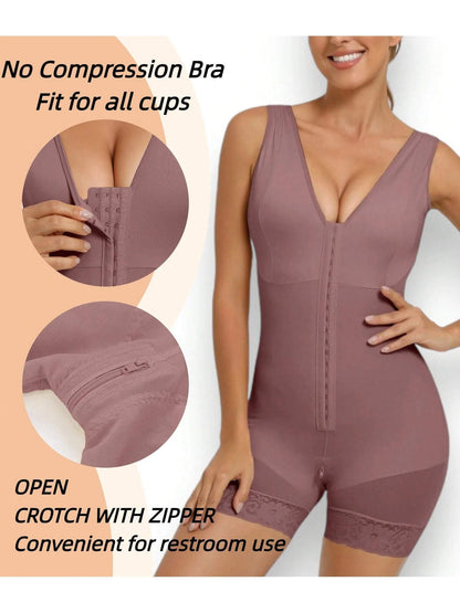 Fajas Colombianas Shapewear for Women Tummy Control Post Surgery Full Body Shaper Butt Lifter with Zipper Crotch,corset tops for women,fajas colombianas moldeadoras