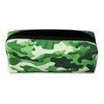 Pen+Gear Camouflage Pencil Pouch, Green, Durable Zippered Storage Case for School Supplies