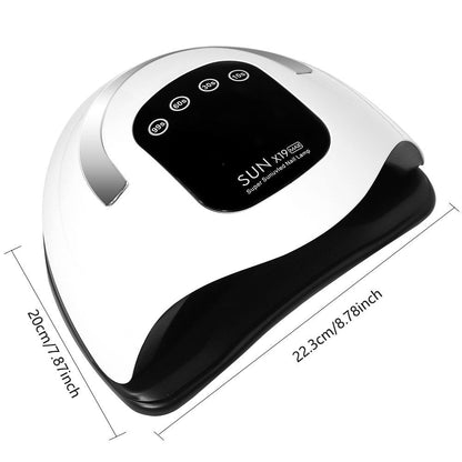 X19 UV LED Nail Lamp For Fast Drying Gel Nail Polish 72LEDS Nail Dryer With Auto Sensor Professional Manicure Salon Tool