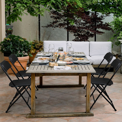 10PCS Heavy Duty Folding Chair 350lbs Capacity Metal Frame Portable Event Chair for Indoor Outdoor Use Stackable and No Assembly Required