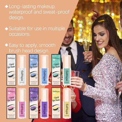 Eelhope(violetcolour) Glitter Liquid Eye Shadow Glitter Liquid Eye Shadow