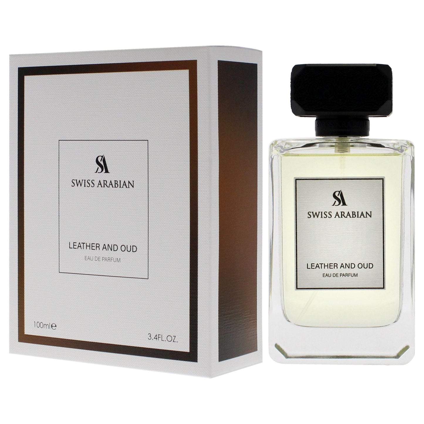 Leather And Oud by Swiss Arabian for Unisex - 3.4 oz EDP Spray
