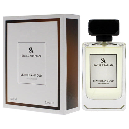 Leather And Oud by Swiss Arabian for Unisex - 3.4 oz EDP Spray