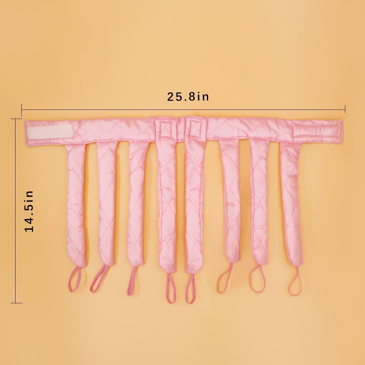 Satin No Heat Curlers for Long Hair - Heatless Curling Rod Headband for Beautiful, Healthy Curls