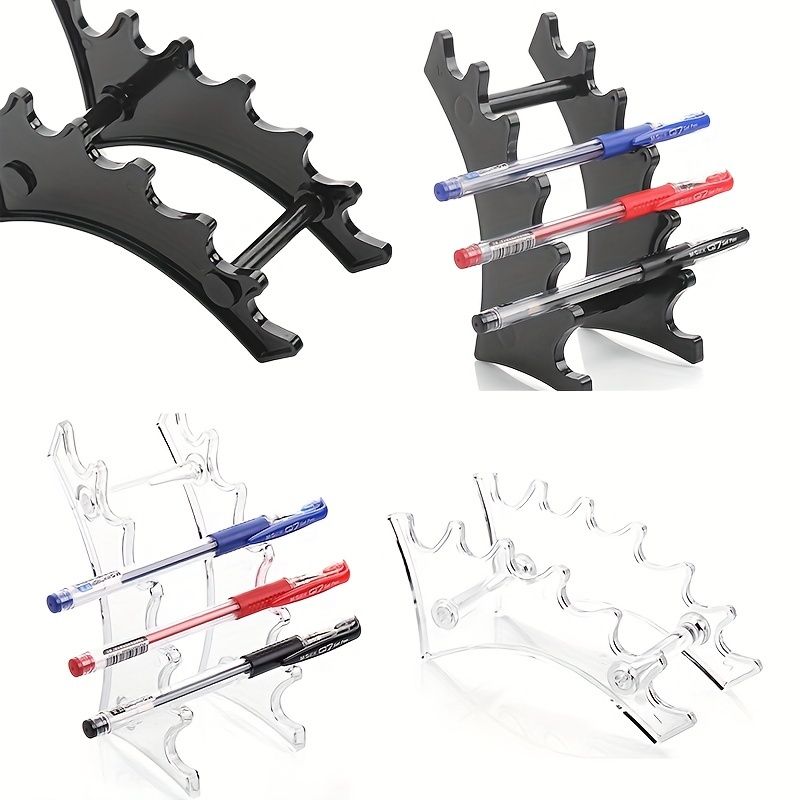 Pencil Pen Makeup Brush Eyebrow Acrylic Display Rack Organizer Holder