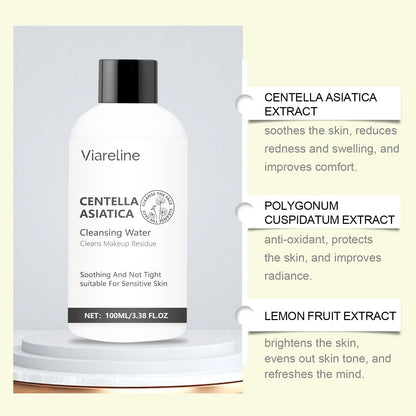 Viareline Snow Grass Makeup r Moisturizing Refreshing Non-Greasy Clean Makeup Facial Makeup r