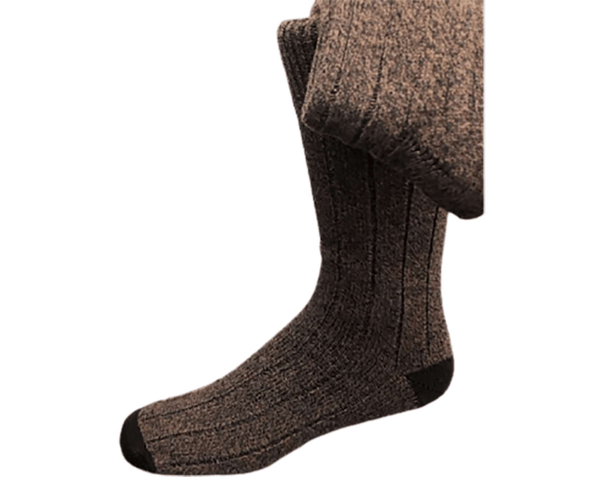 Socks for Big and Tall Men Marled Cotton Socks (2 Pair Packs)