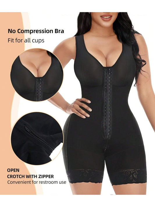 Fajas Colombianas Shapewear for Women Tummy Control Post Surgery Full Body Shaper Butt Lifter with Zipper Crotch,corset tops for women,fajas colombianas moldeadoras