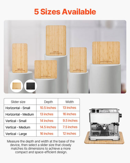 VEVOR Appliance Slider 13 x 16 in Sliding Tray for Kitchen Countertop