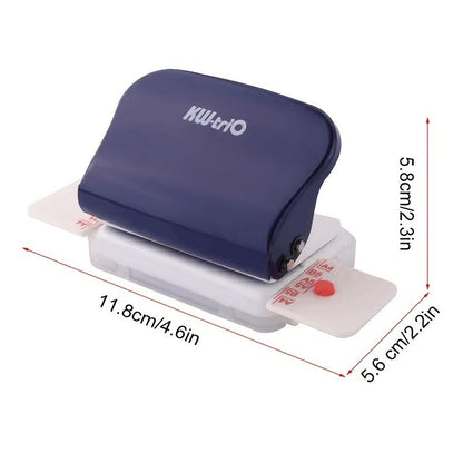 1pc Mini Paper 6-Hole Puncher DIY A4 B5 A5 Loose Leaf Bind Hole Punch Mannual Paper Cutter Machine Notebook Diary Binding Office