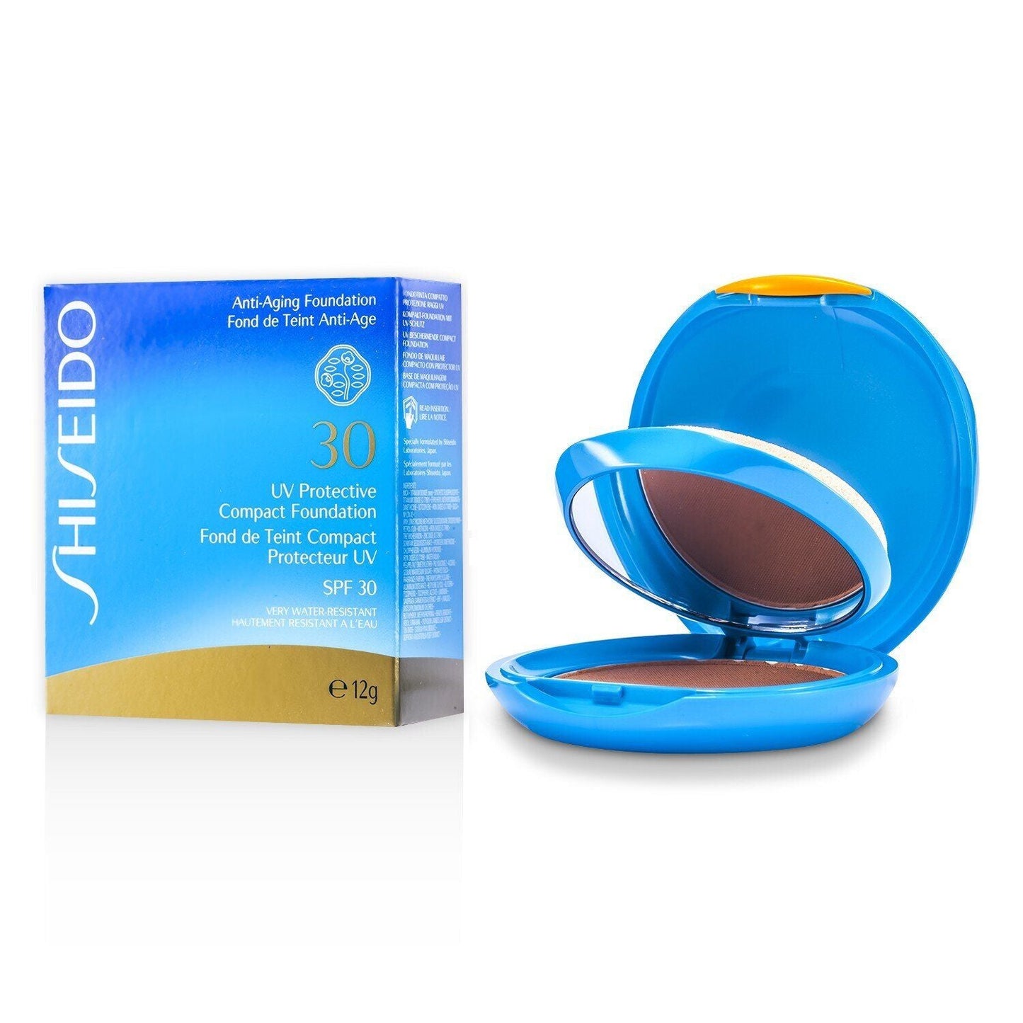 SHISEIDO - UV Protective Compact Foundation SPF 30 (Case+Refill) - # SP70 Dark Ivory 111974 12g/0.42oz