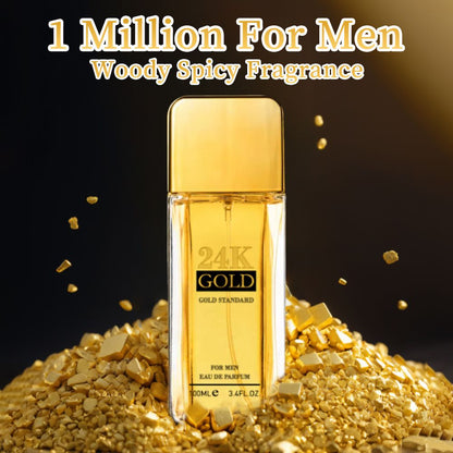 3.4f.0zMen's Eau De Toilette Spray, with Amber & Cinnamon Long-Lasting Perfume, Perfect forDating, Daily Life, Parties, Gift Giving, Notes OfBlood Orange, Grapefruit, Mint