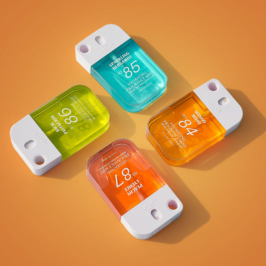 Wish 4pcs perfume, essential perfume for mini travel, portable aloe perfume spray, clean hands, rich fragrance. Moisturizing hand care spray, fruit flavor