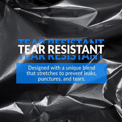 45 Pieces Puncture Tear Resistant Trash Bags, 30 Gallon Capacity, Multipurpose Cleaning Supplies For Industrial, Garden, Home, And Commercial Use - Durable, Leak-Proof