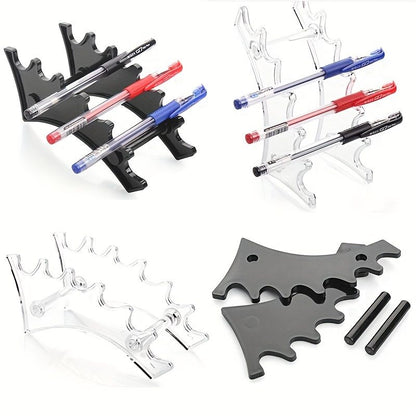 Pencil Pen Makeup Brush Eyebrow Acrylic Display Rack Organizer Holder