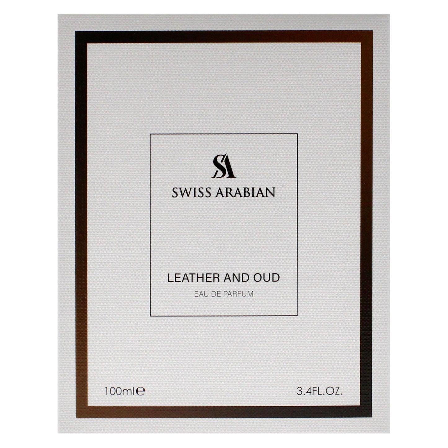 Leather And Oud by Swiss Arabian for Unisex - 3.4 oz EDP Spray