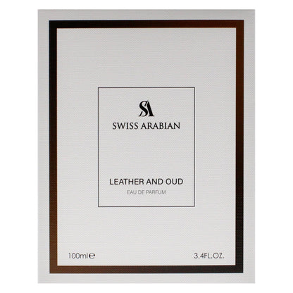 Leather And Oud by Swiss Arabian for Unisex - 3.4 oz EDP Spray