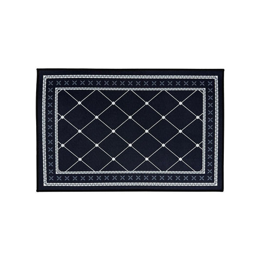 Printed Absorbent & Non-Slip Door Mat - Durable Polyester Carpet with "Kitchen" Design, Ideal for Bathrooms, Hallways, Living Rooms, Bedrooms (Decorative Use) & Laundry Rooms (Heavy-Duty Floor Mat)