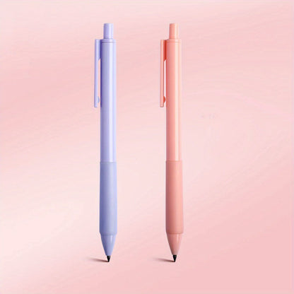 2pcs Morandi Color Black No Sharpening Writing Painting Eternity Pencil