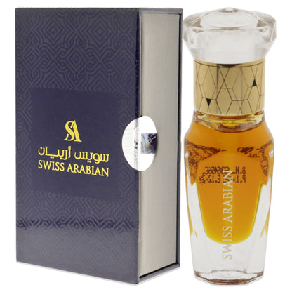 Mukhalat Dhahabi by Swiss Arabian for Unisex - 0.4 oz Parfum Oil