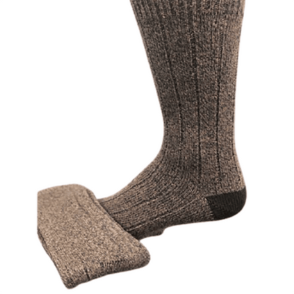 Socks for Big and Tall Men Marled Cotton Socks (2 Pair Packs)