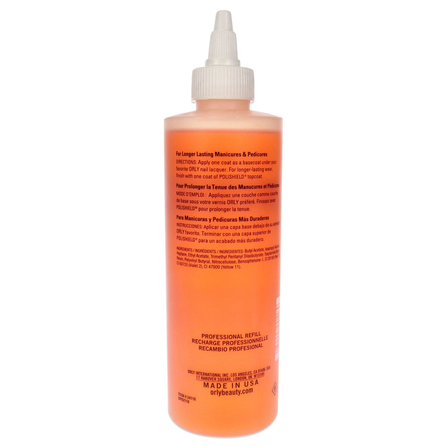 Bonder Rubberized Basecoat by Orly for Women - 8 oz Nail Polish