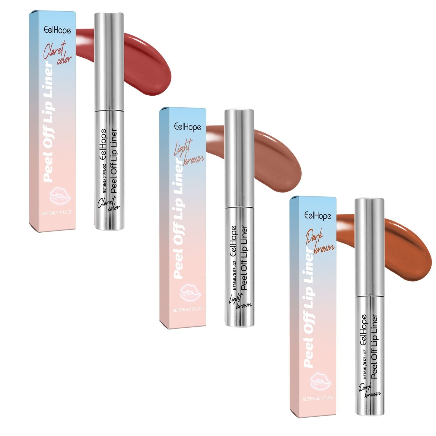 Eelhope Lip-Line Peeling Liquid Is Waterproof, Sweat-Proof, Lightweight And Long-Lasting